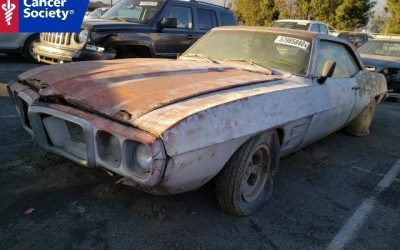 1969 Firebird Donated to American Cancer Society