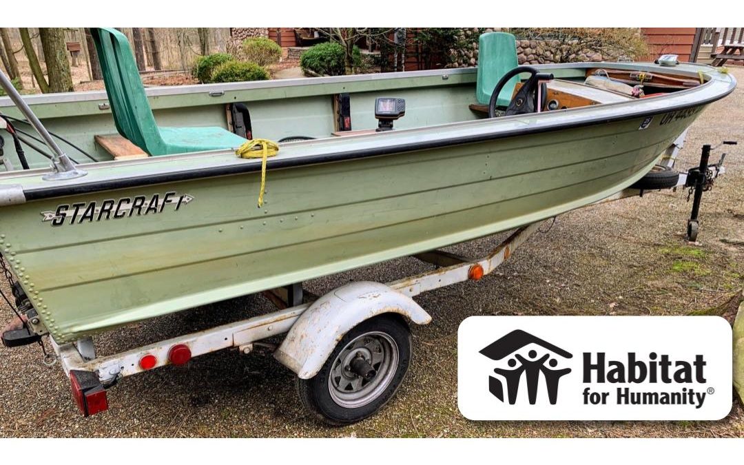 1971 Starcraft 14ft Boat Donated to Habitat for Humanity