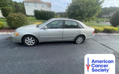 Phillip’s 2001 Toyota Avalon Donated to The American Cancer Society