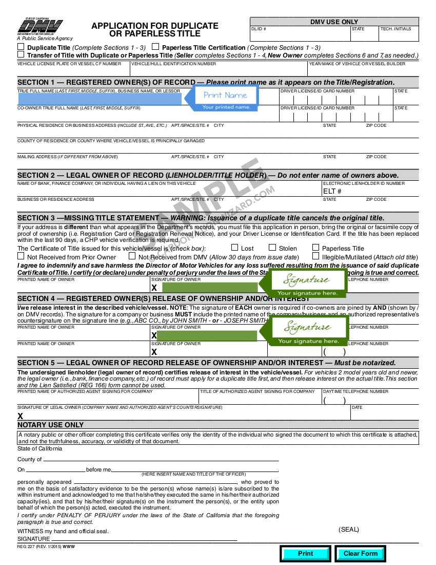 Title Transfers - California DMV